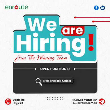 Remote Freelance Bid Officer Position at Enroute International Limited